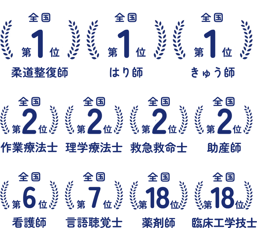 国家試験合格者数の図